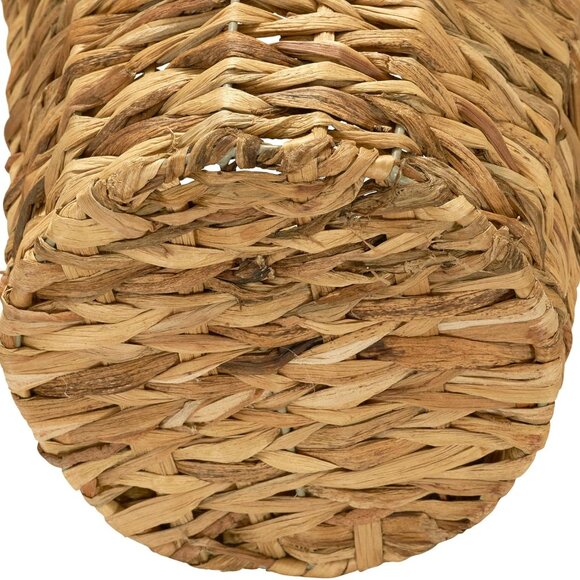 Elegant Wicker Waste Basket - Hand-Braided Banana Leaf for Stylish Storage - Picture 4 of 5